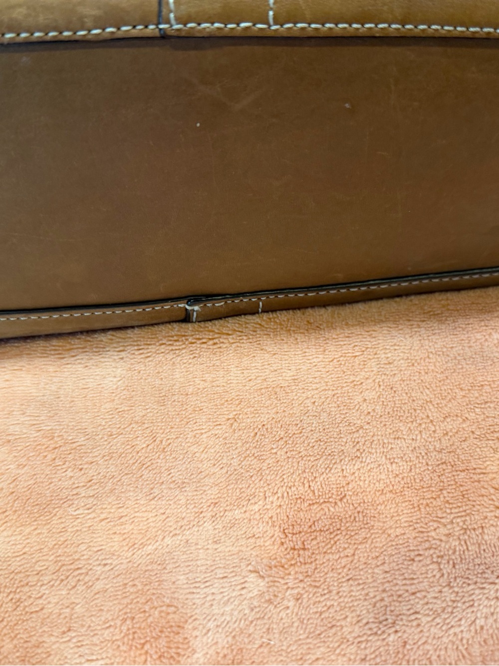 Coach Signature Canvas and Brown Leather Shoulder Bag - Picture 3 of 7